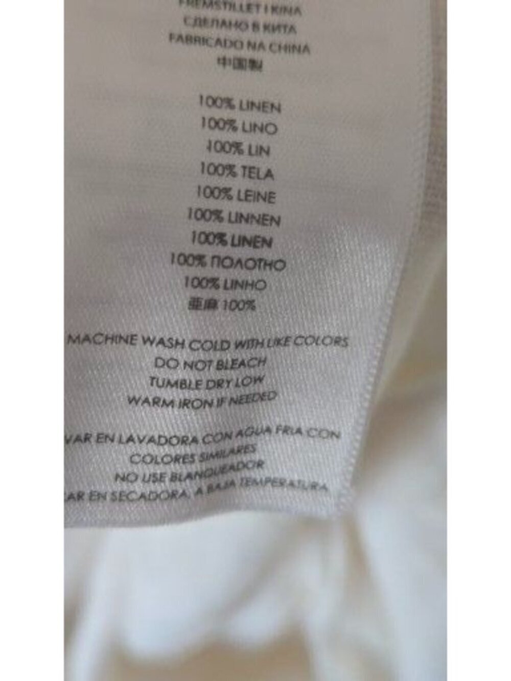 Michael Michael Kors Linen Pants Women White Pockets Fashion Basics size 0 - Picture 10 of 10